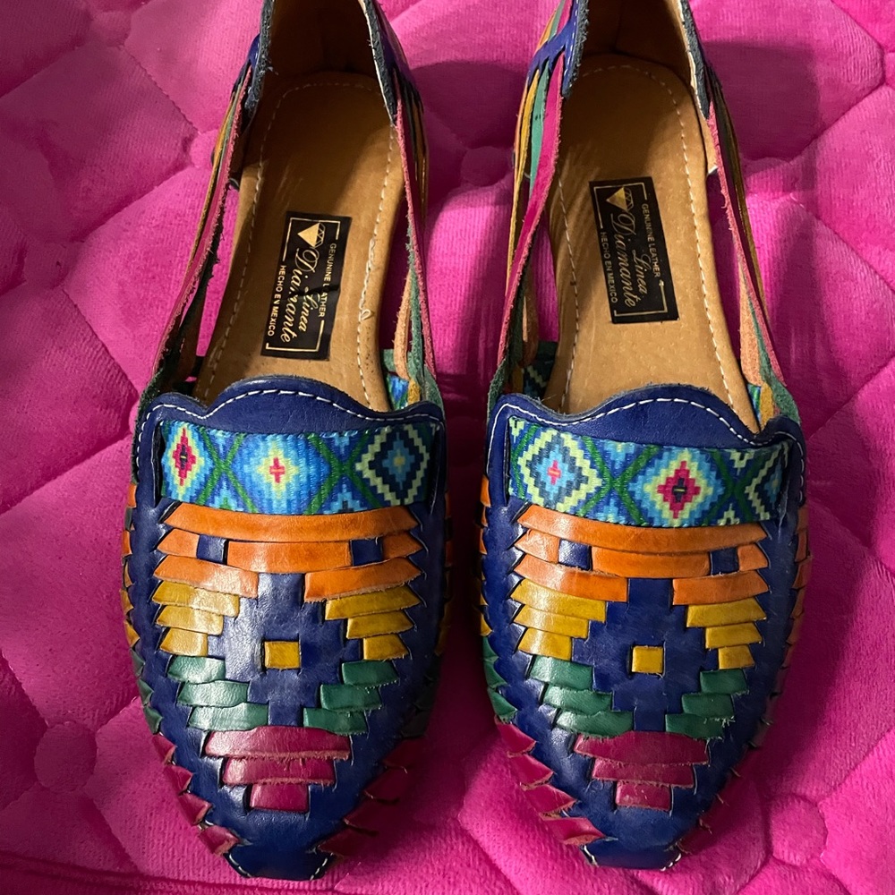 Genuine leather Mexican huaraches